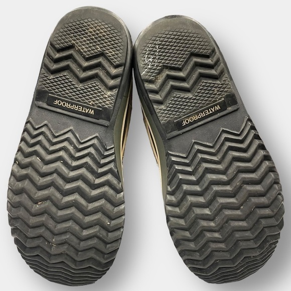 Sorel Joan of Artic Waterproof Winter Suede Rain Boots Quarry Black Sand Size 8 - Picture 8 of 9